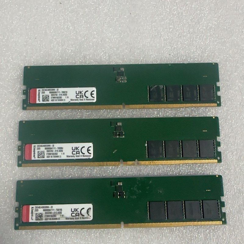 {议价}金士顿DDR5内存条32G，频率4800MHz，有划伤和掉件图片