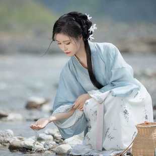 薄款 夏季 仙气飘逸演出服装 魏晋风2024新出租日常汉服女中国风古装