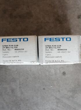 费斯托压力传感器8000210   SPBA-P2R-G18