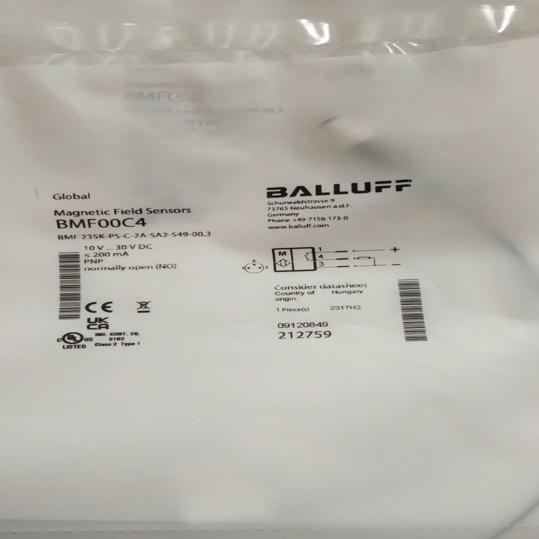 全新原装巴鲁夫BMF 235K-PS-C-2A-SA2-S4