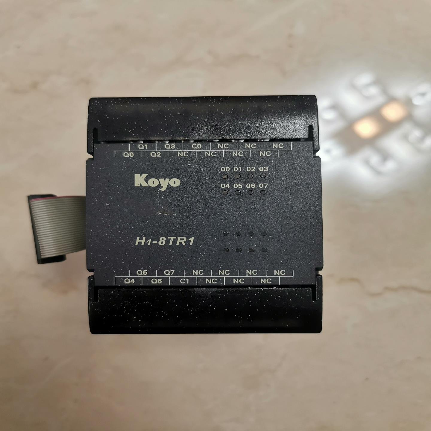 （设备配件）H1-8TR1 并条机PLC扩展模块 测试功能正常 包上机