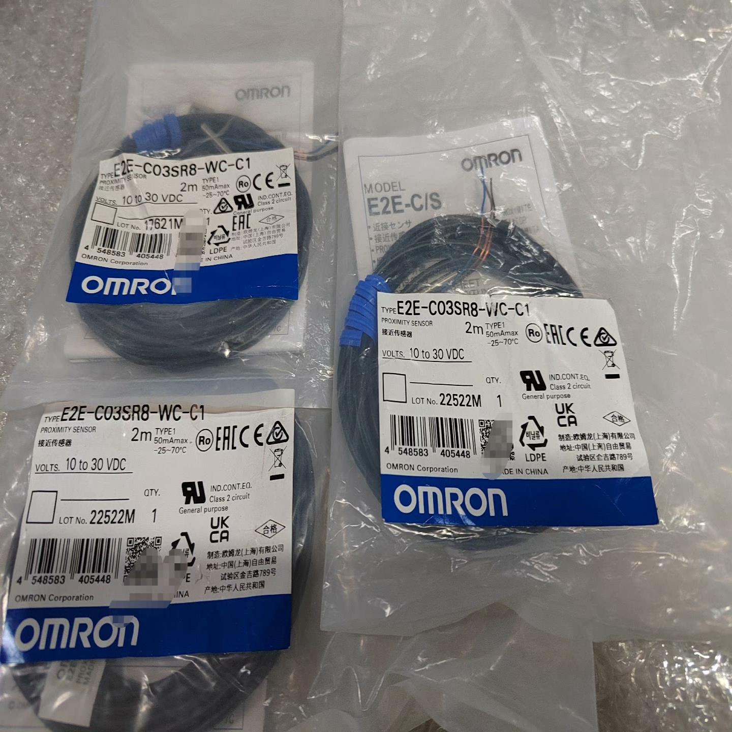 E2E-C03SR8-WC-C1 接近开关全新正品3个