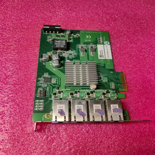 [德峰]PCIe-PoE354at 图像采集卡 四口POE网卡 拆机