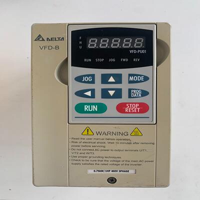 （设备配件）台达VFD007B43A，成色如图，功能完好，