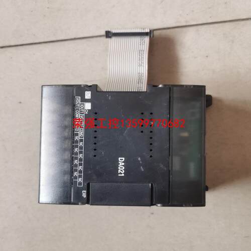 【荣强工控】CP1W-DA021 欧姆龙PLC，实物图功能包好 成色如图