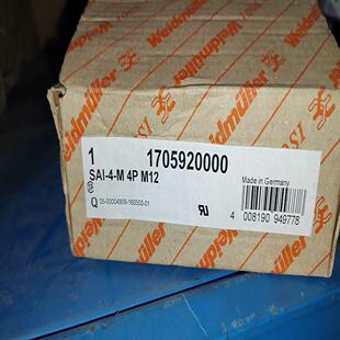 （设备配件）W eidmuller SAI-4-M 4P M12 170