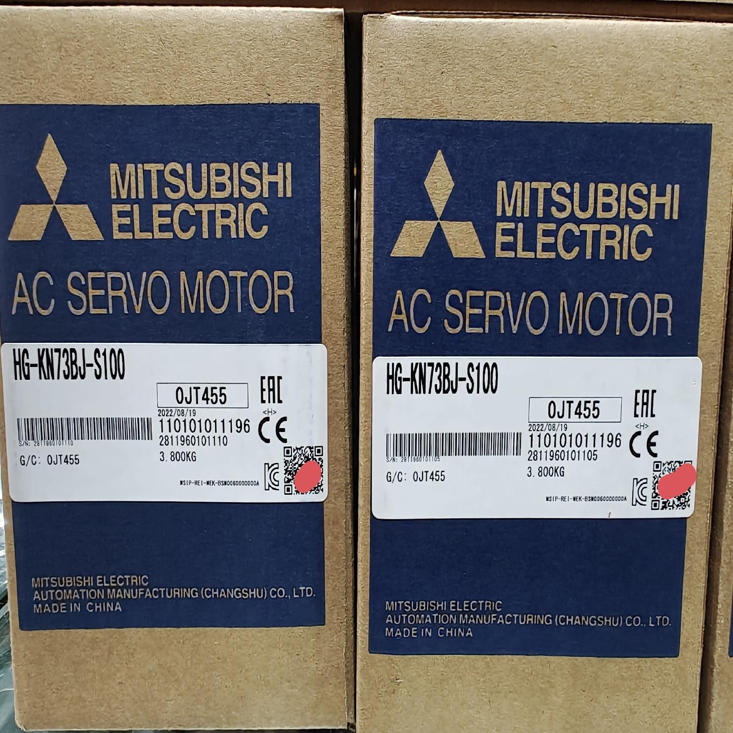 HG-KN73BJ-S100，三菱全新原装伺服电机