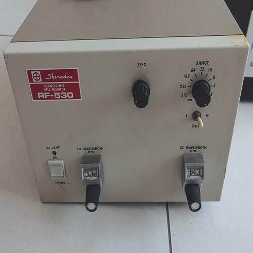 （设备配件）Shlmadzu 岛津 荧光光谱检测仪  RF-530实物拍