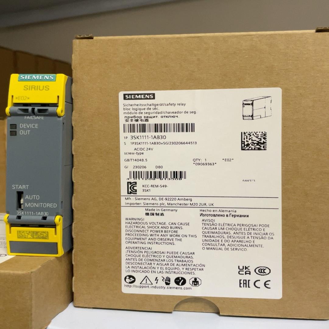 3SK1111-1AB30  SIRIUS 安全开关设备 标