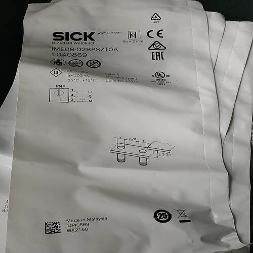 【工控自动化】德国SICK传感器IME08-02BPSZT0K  货号10议价
