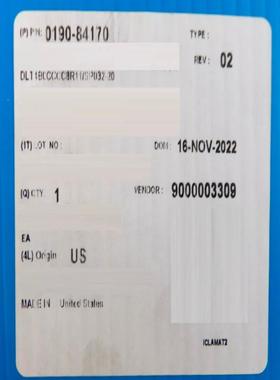 （设备配件）0190-84170,DLT4B0CCCCBR11,MKS