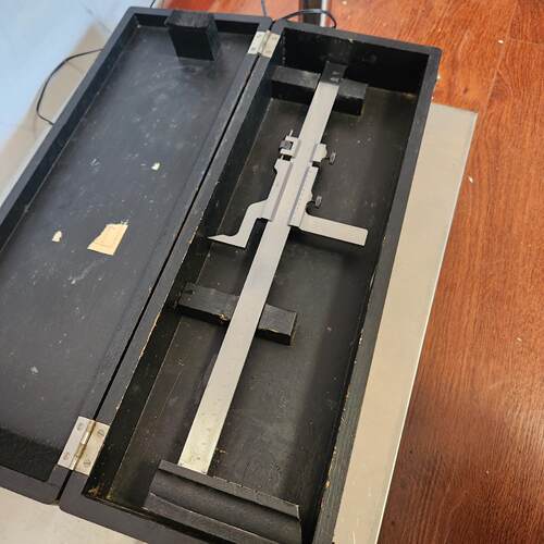 二手德国老货300mm 高度尺应该有点年头了个人感觉有收藏价