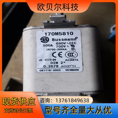 Bussmann保险170M5810 700V  500A全