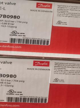 [德峰]danfoss丹佛斯恒压导阀027B0980 CVE