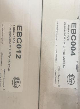 （设备配件）易福门ifm EBC004 EBC012 库存