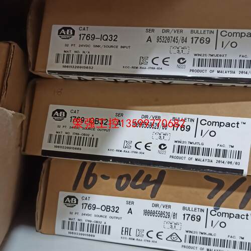 【荣强工控】176-IQ32 1769-OB32 1769-OW8