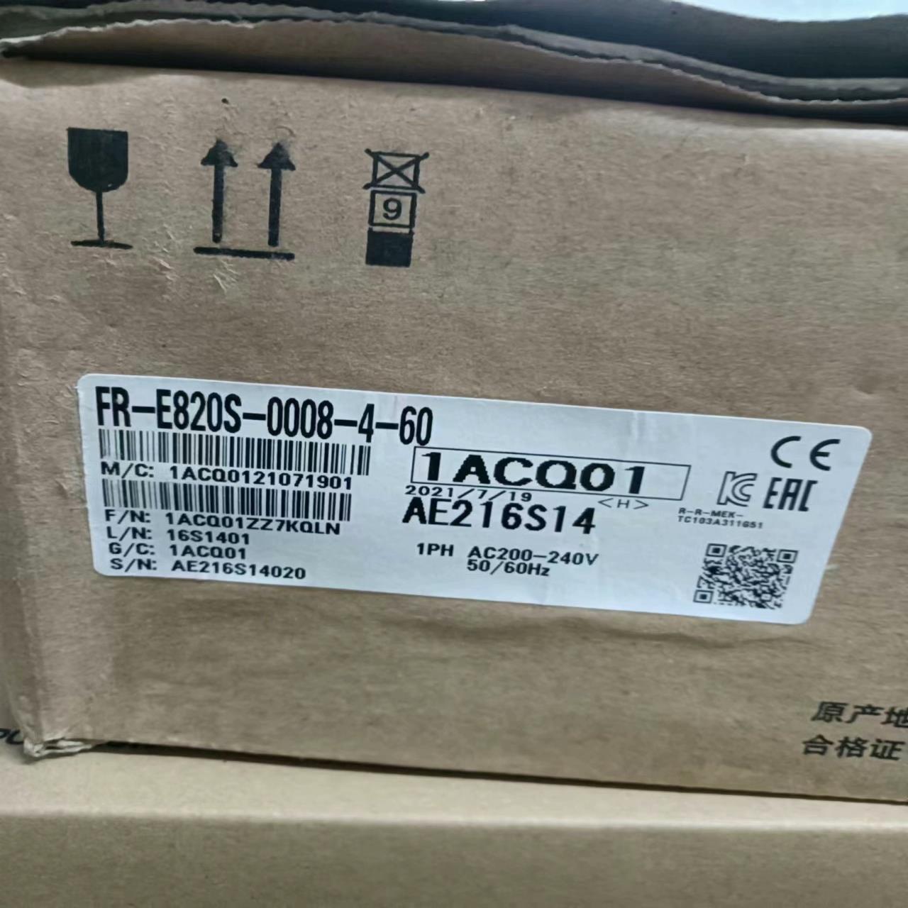 变频器FR-E820S-0008-4-60全新原装，实物