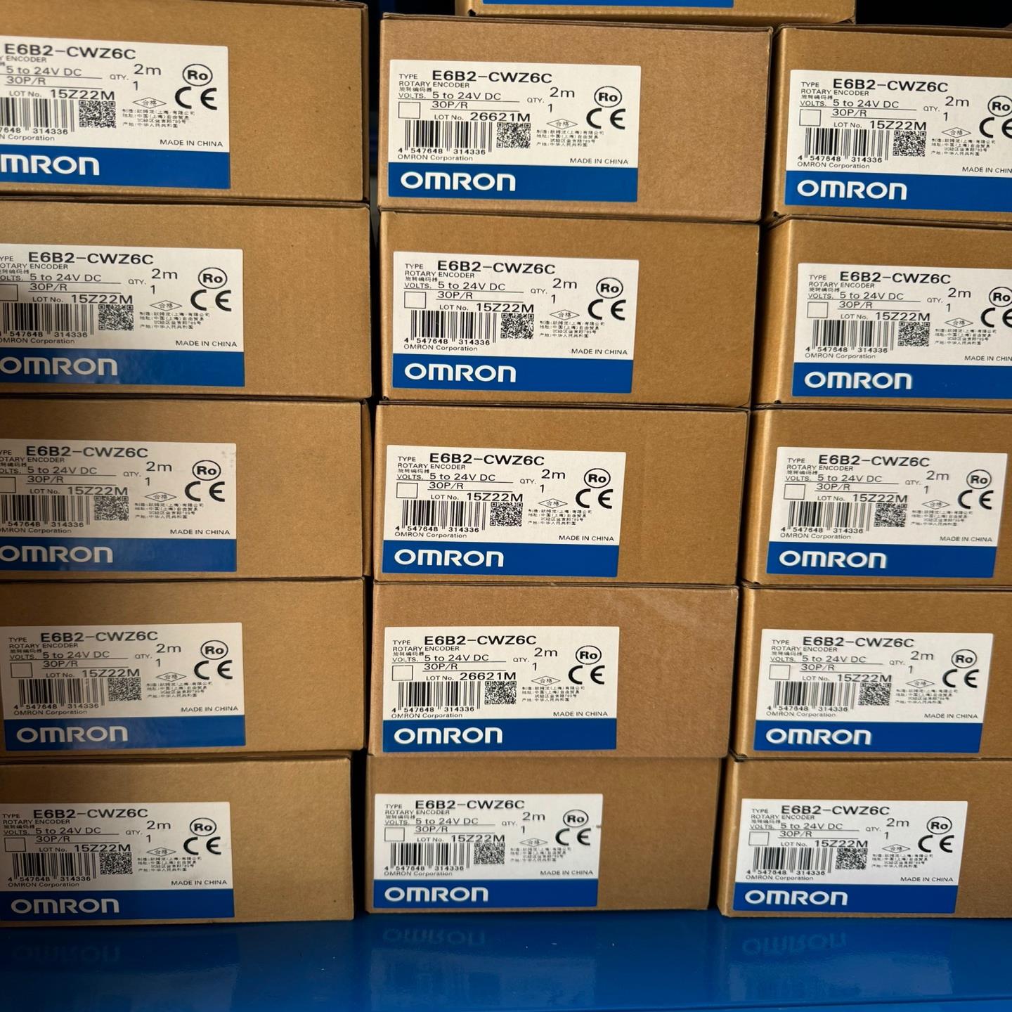 编码器E6B2-CWZ6C,脉冲数10P/R,4个。2