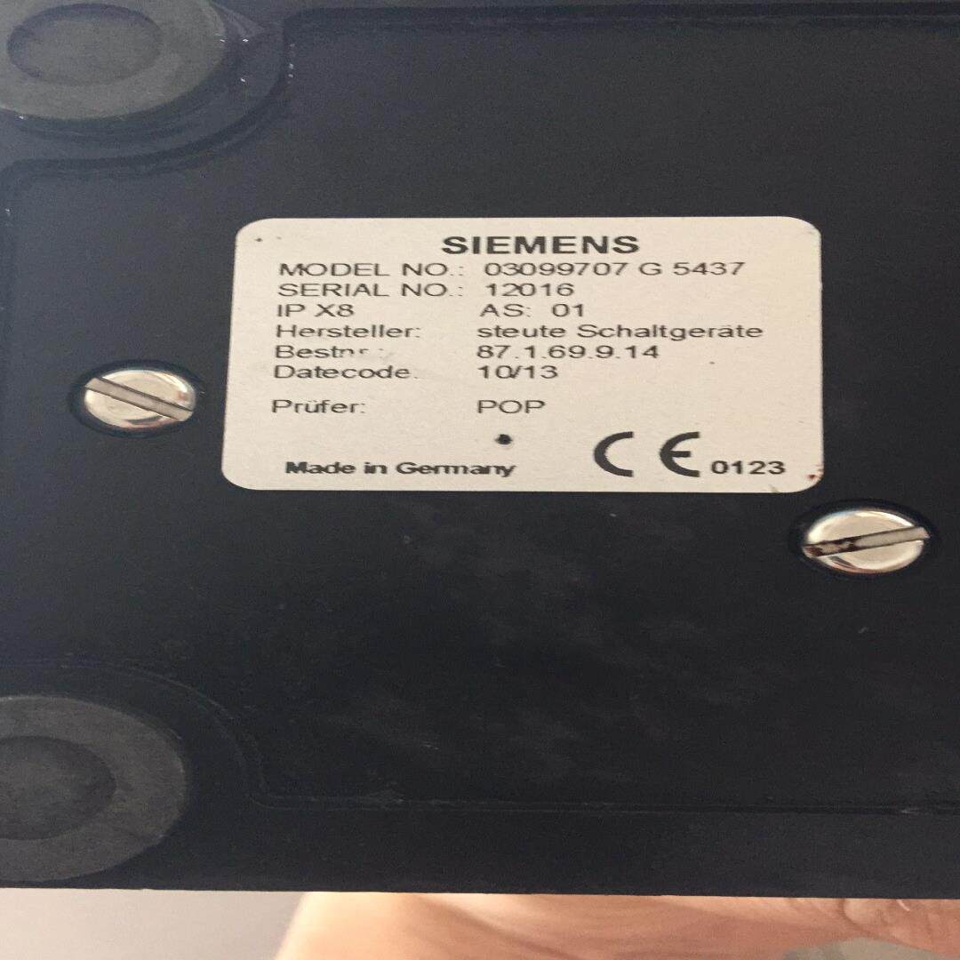 （设备配件）Siemens脚闸compact  曝光L