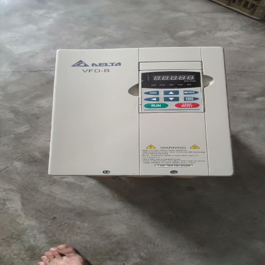 （设备配件）台达VFD075B23A，9成多新，功能包好无修
