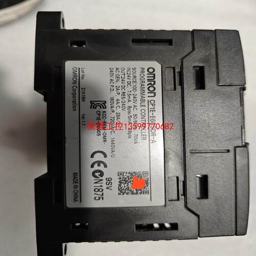 【荣强工控】Omron/欧姆龙PLC CP1E-E60SDR-A，