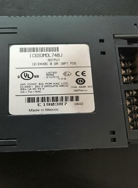 （设备配件） ，IC693MDL740J型号模块 GE