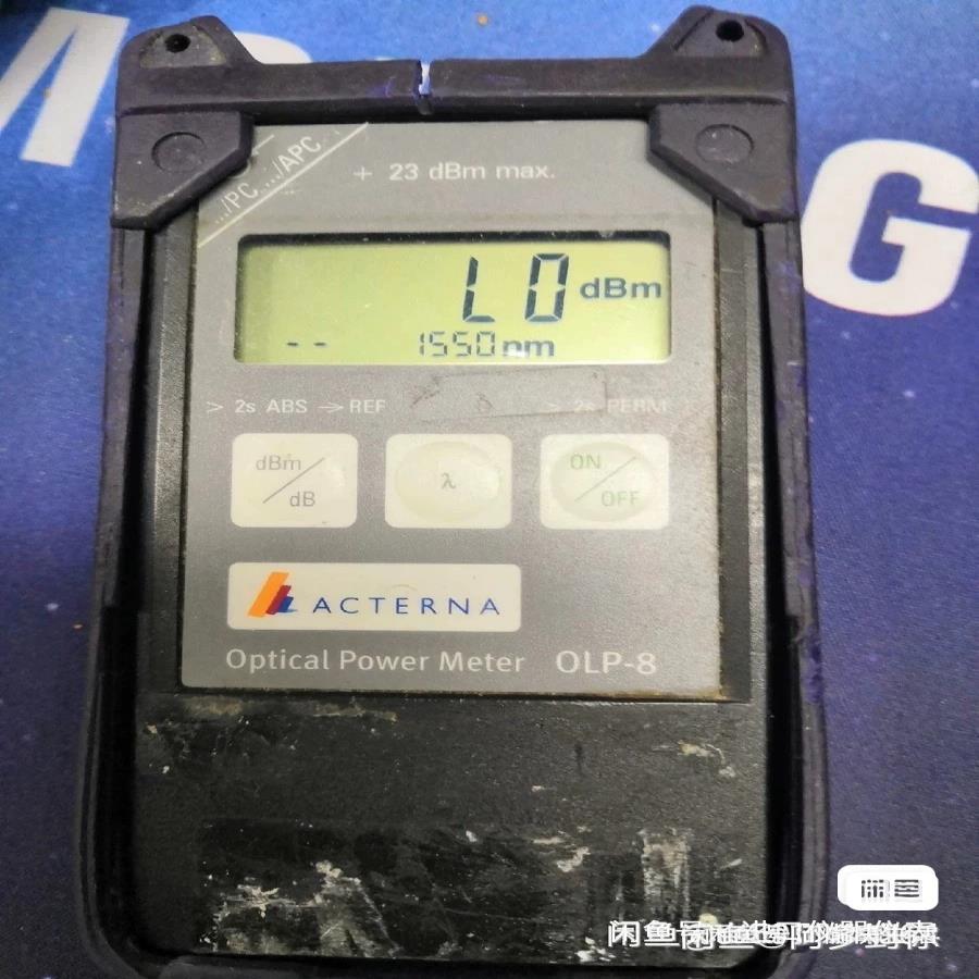 [德峰]安科特纳(ACTERNA)袖珍型光功率计，功能ok，后盖少电