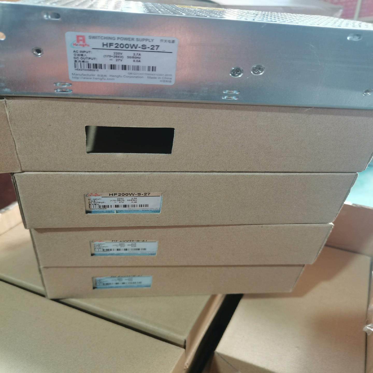 衡孚开关电源HF200W-S-27(27V8A)全新四个