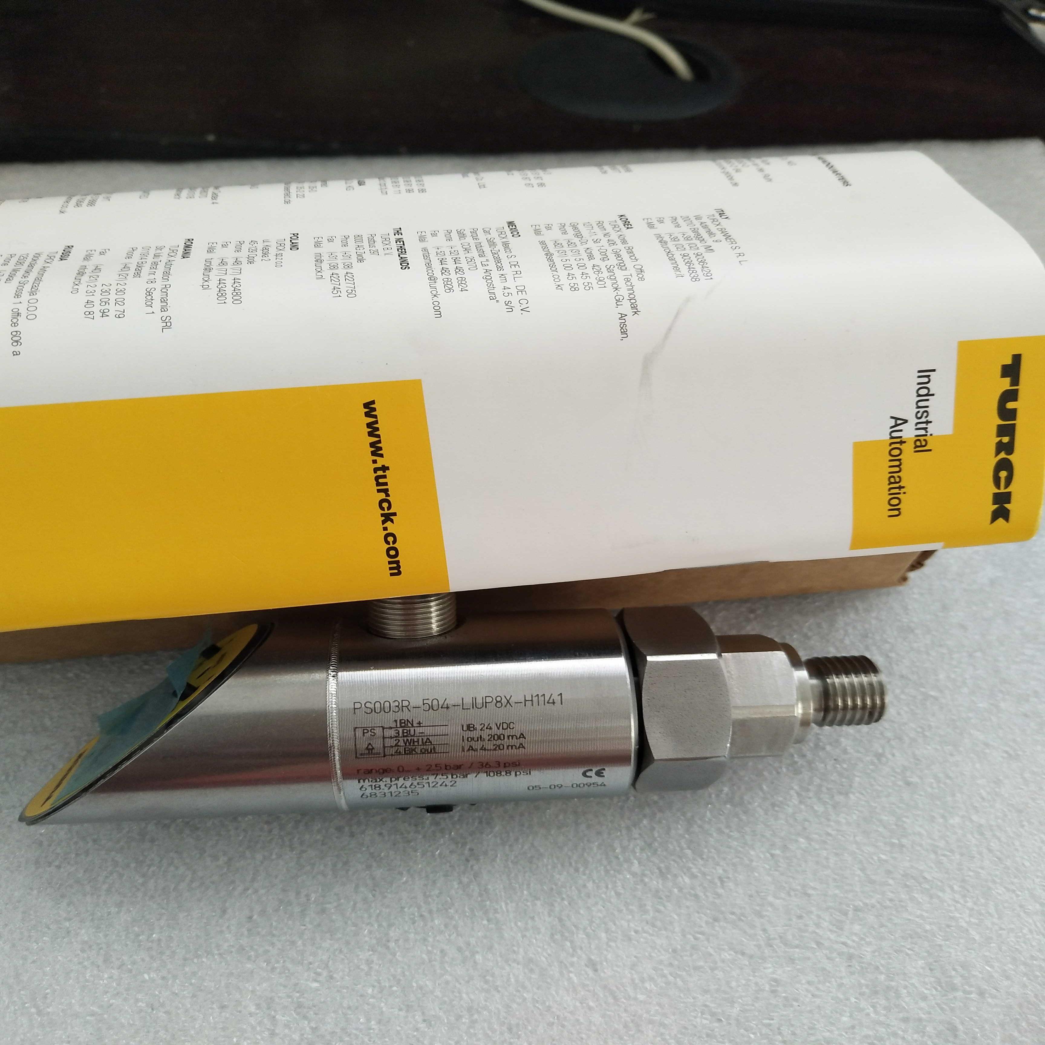 传感器PS003R-504-LIUP8X-H1141 图尔克议价