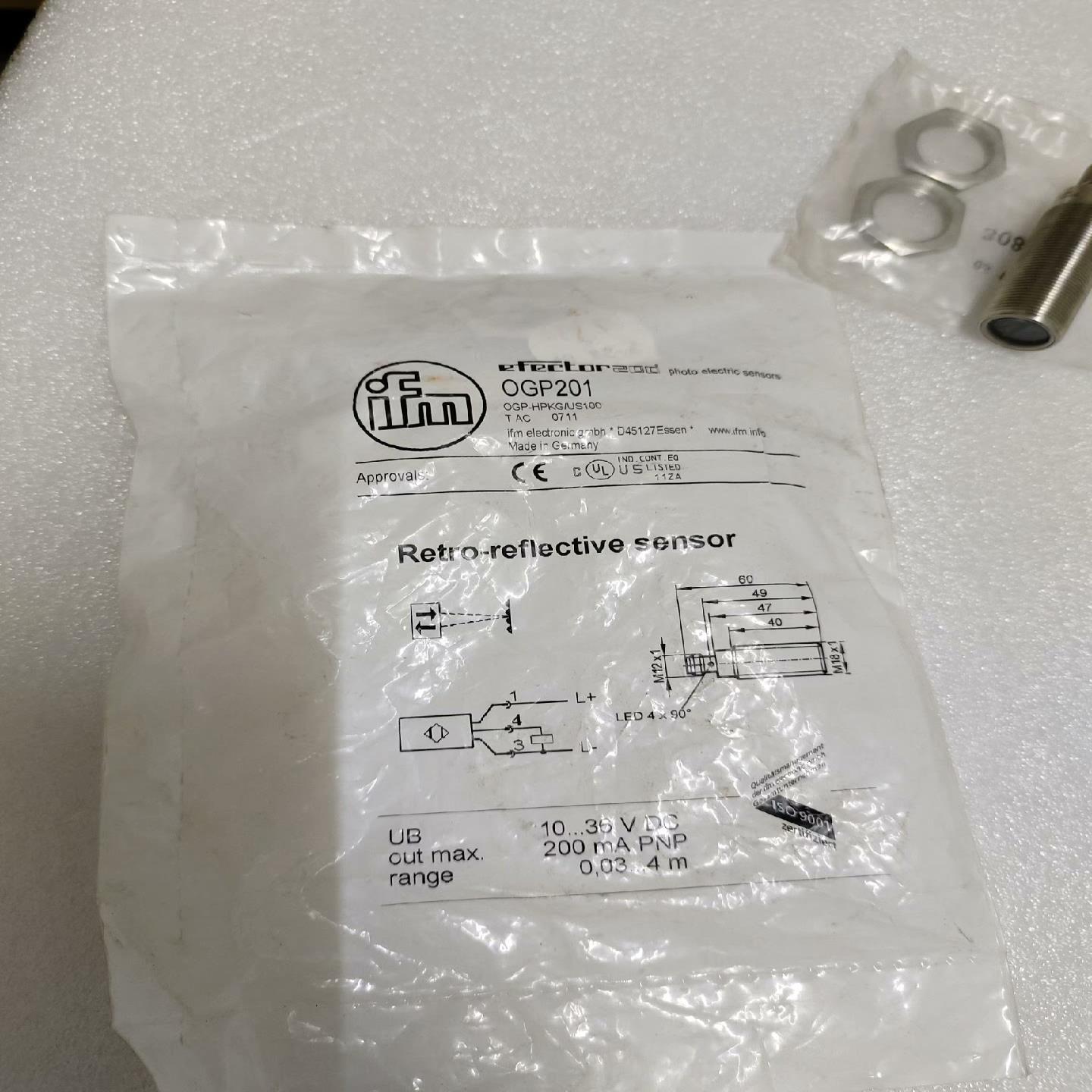 现货易福门OGP201全新二只一只500拆封一只40