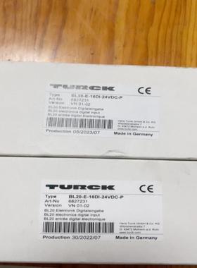 （设备配件）模块图尔克BL20-E-16Dl-24VDC-P2个