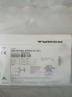图尔克接近传感器Bi2-EG08-AP6X-H1341，全新