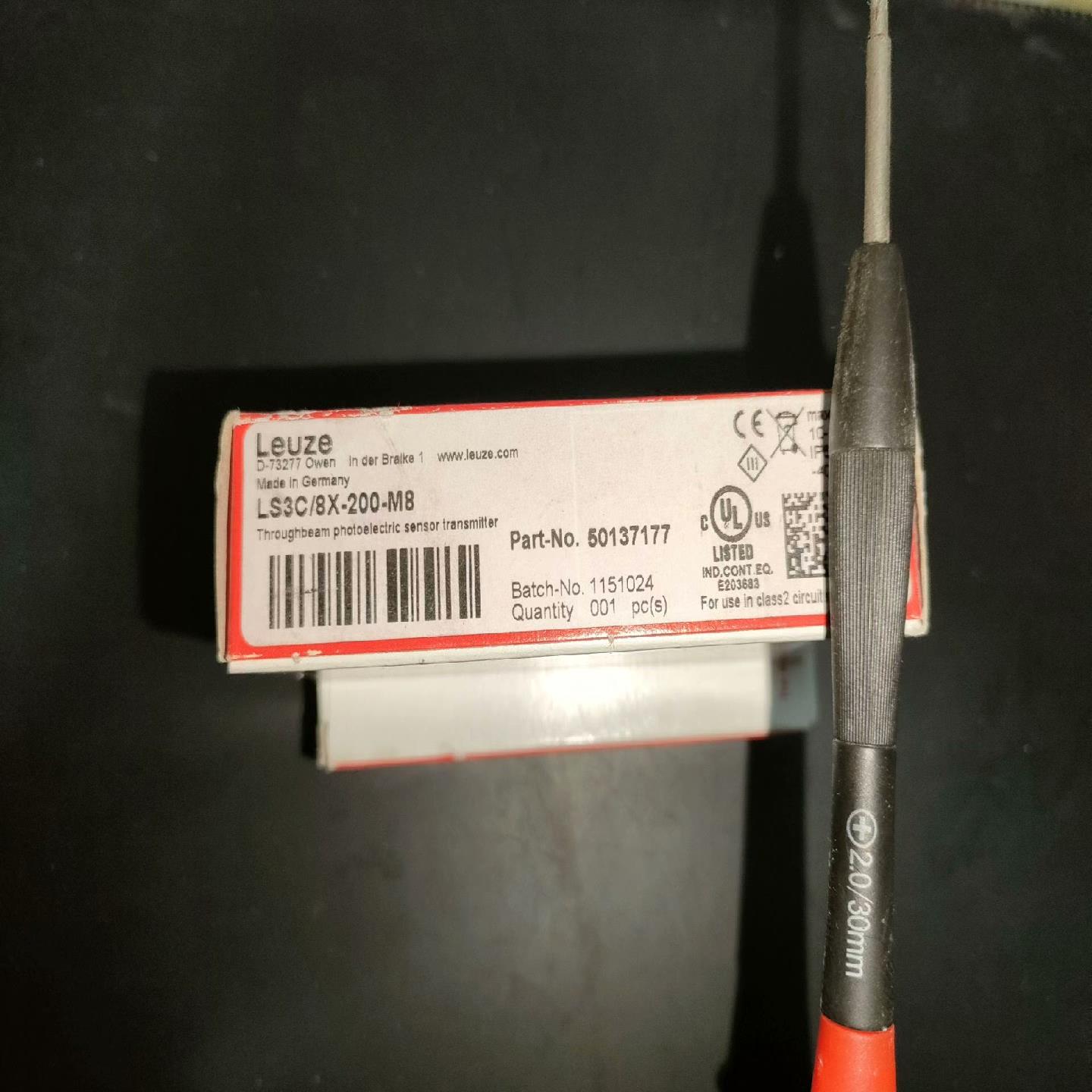 全新原装正品劳易测LS3C/8X-200-M8传感器，全新原