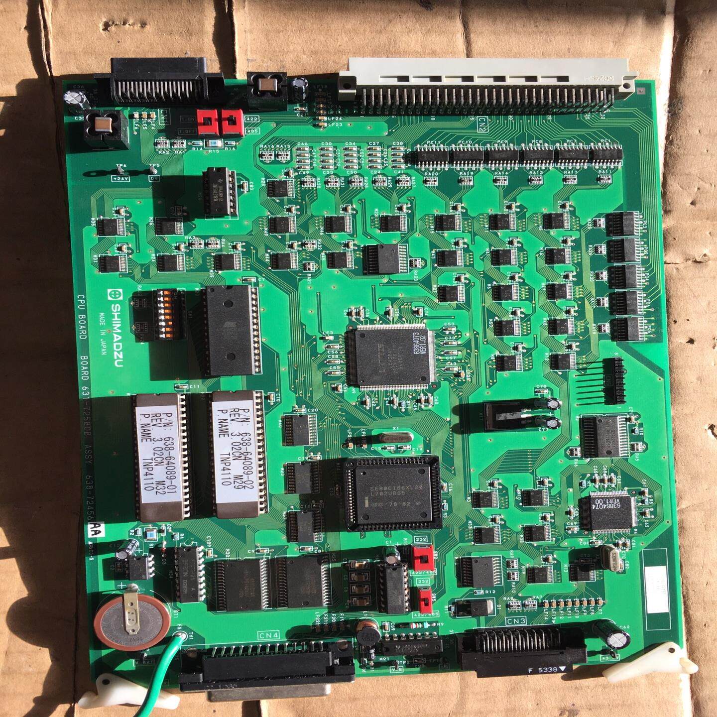 （设备配件）638-72456岛津TOC4100 CPU板，拆机的，包好