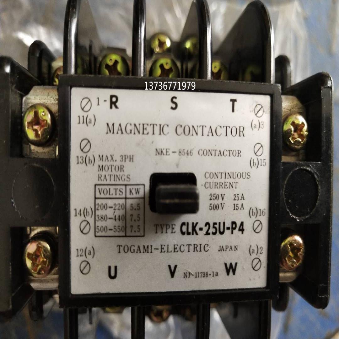 CLK-25U-P4TOGAMI户上交流接触器线圈AC380V保一年议价