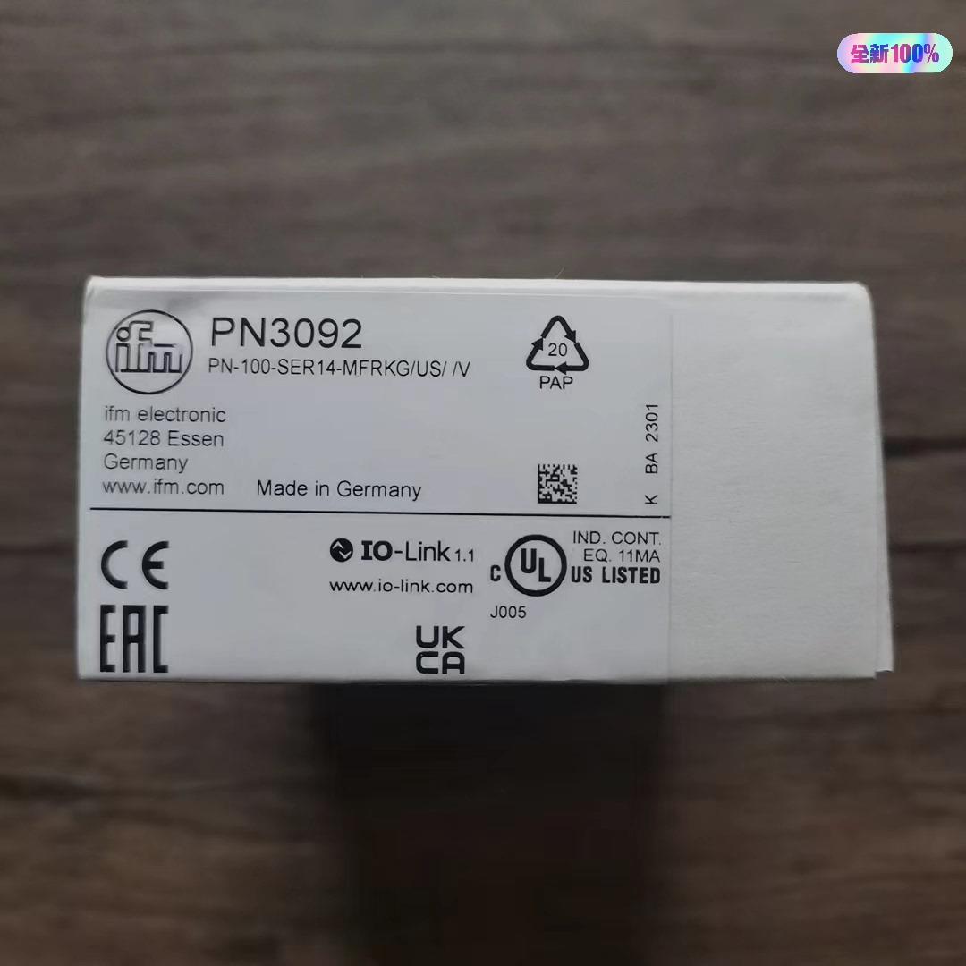 全新原装正品 IFM易福门 PN3092 压力传感器，实物拍