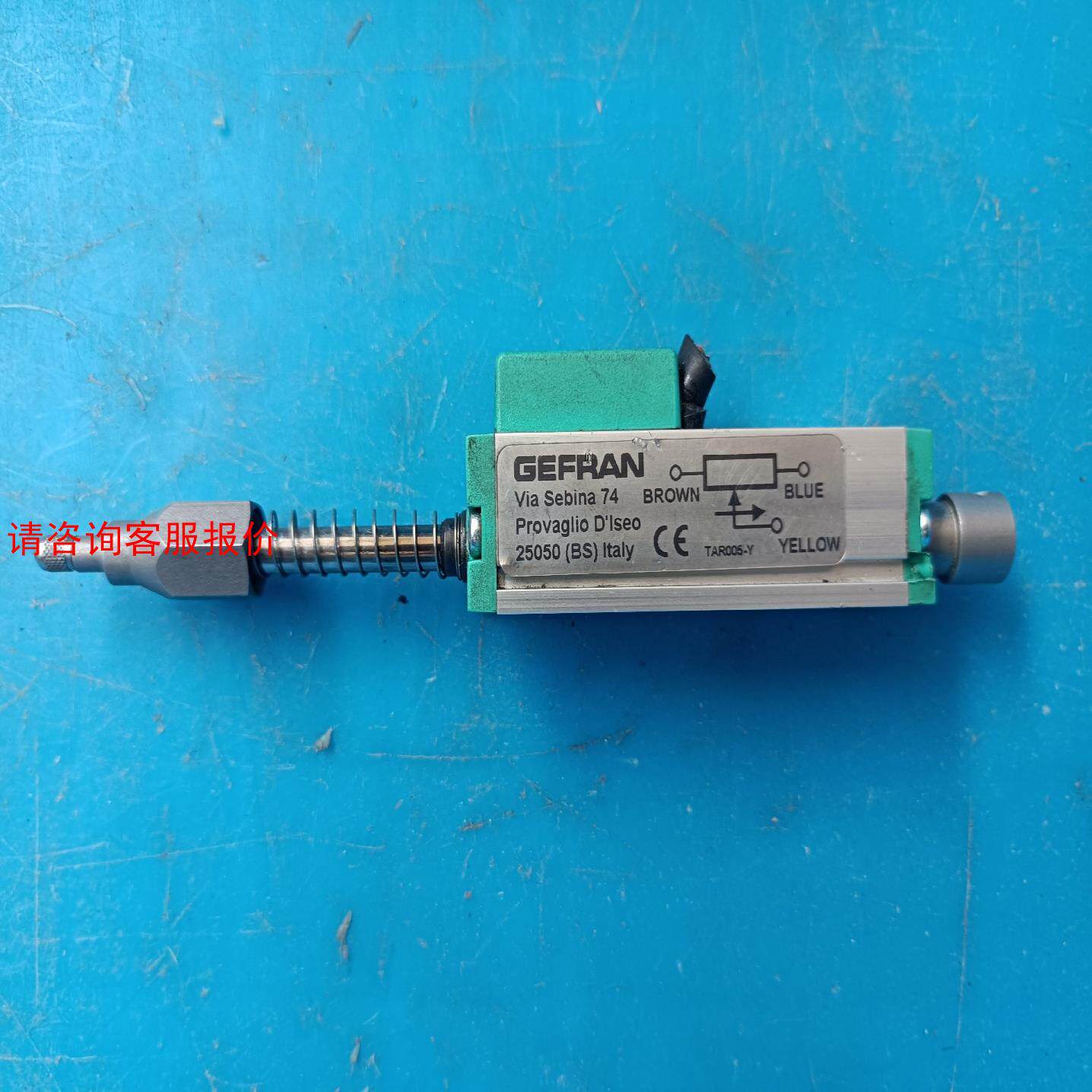 【环球】杰佛伦PY-2-F-025-S01M弹簧复位GEFRAN电子