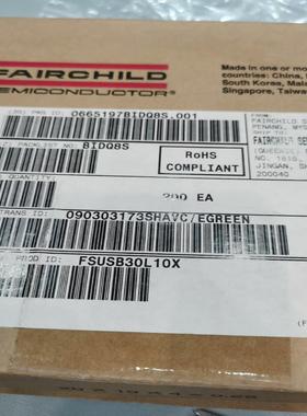 （设备配件）仙童FSUSB30L10X【IC USB SWITCH 2X