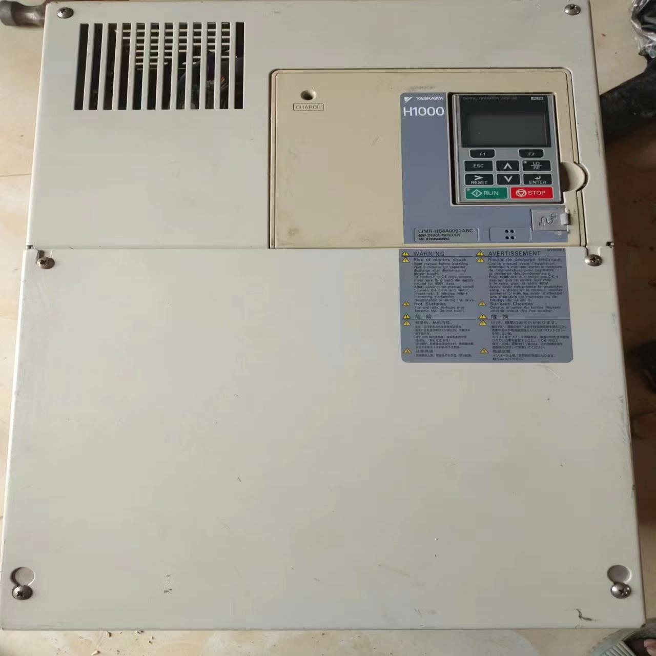 安川H1000变频器，CIMR-HB4A0091ABC，功率