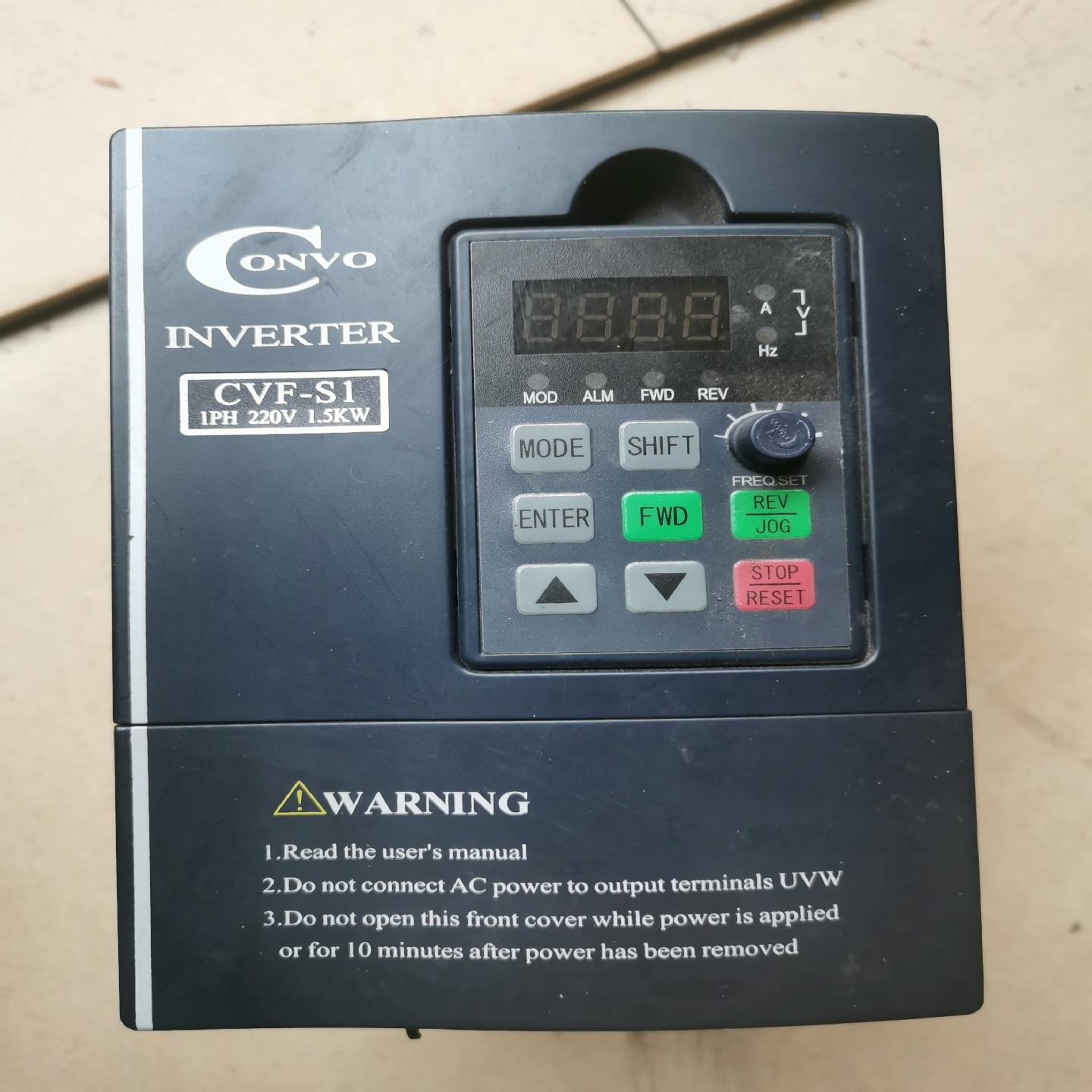 康沃变频器1.5KW CVF-S1 原装，功能，成色