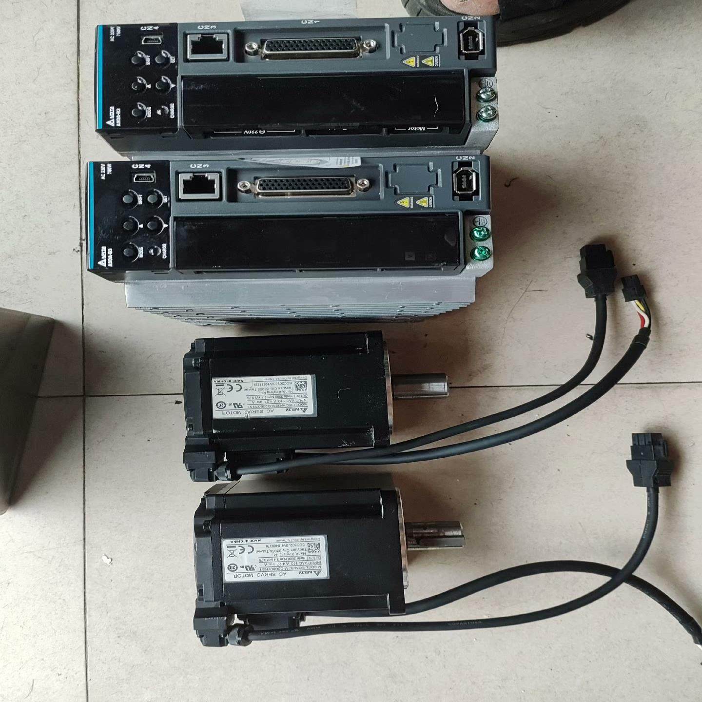 （设备配件）750W台达B3伺服电机套装，ECM一B3M一C20807R