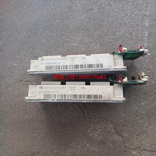 【荣强工控】英飞凌模块 FF300R12KT4 拆机功能正常，成色如图。