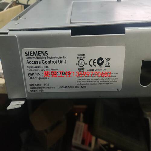 【荣强工控】西门子门禁系统  6FL7820-8BA10如图。。。。。。