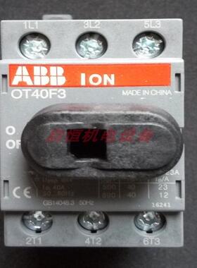 ABB隔离开关OT16F3，OT25F3，OT40F3，OT63F3，OT80F3，OT100议价