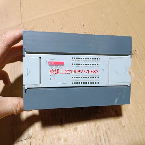 【荣强工控】LS PLC XBC-DR64H，图片实物拍摄，功能包好无修