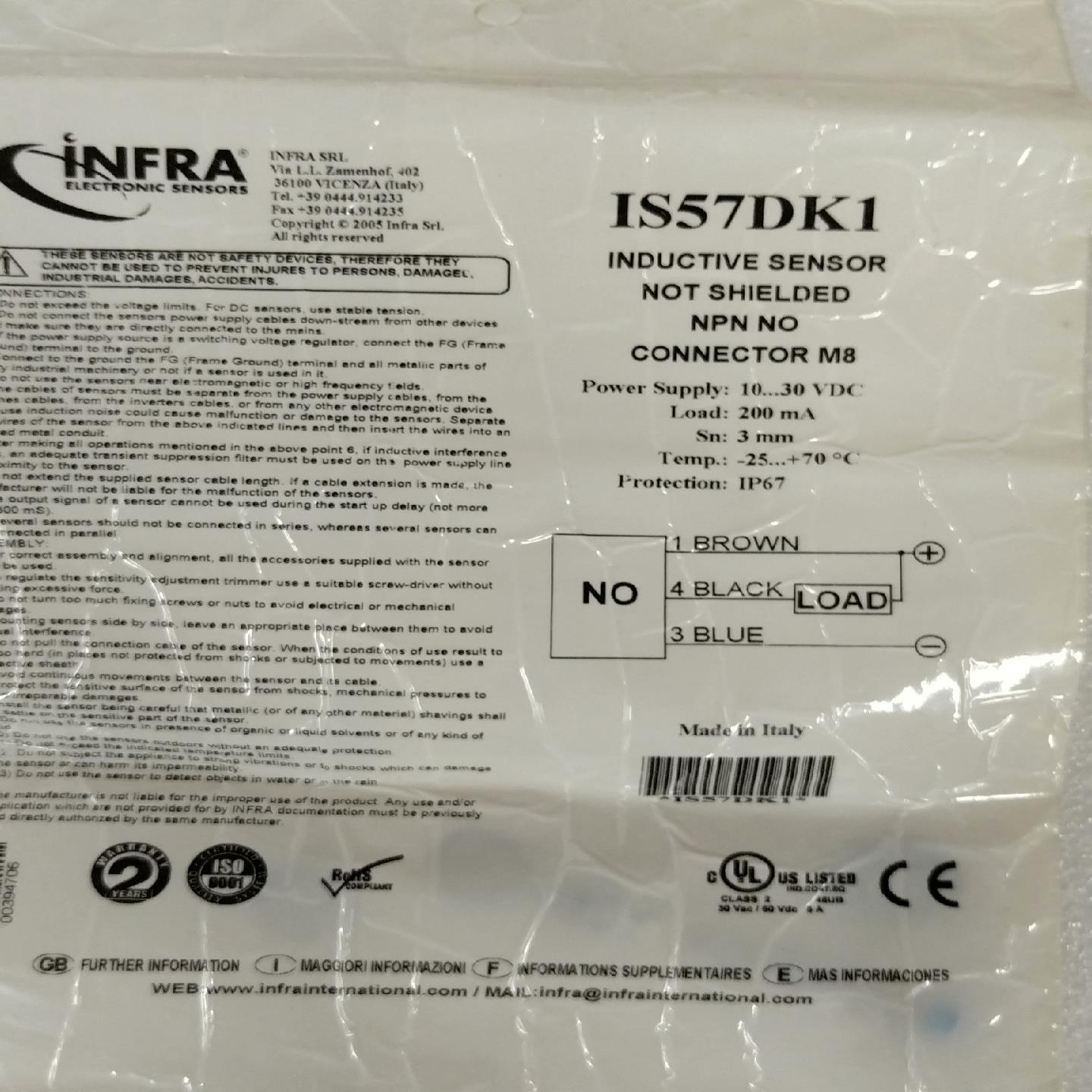 DATALOGIC  接近开关 IS57DK1(IS-08-