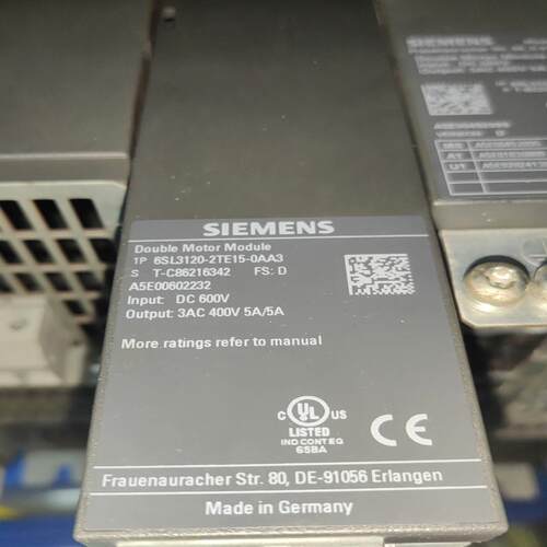 [德峰]0双SL3120驱动62s120-西门子-TE15AAA35