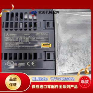 一手实物拍议价 三菱变频器FR D740 0.75K CHT