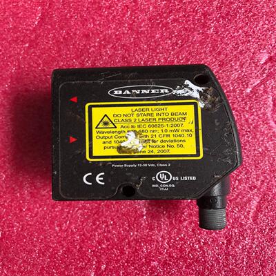 BANNER邦纳，LTF12KC2LDQ激光测距传感器，