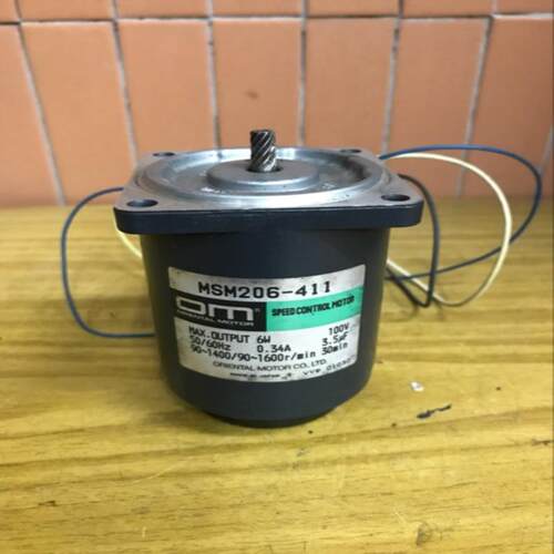 东方电机MSM206-411减速电机 可配2GN减速器 OM 拆机 议价